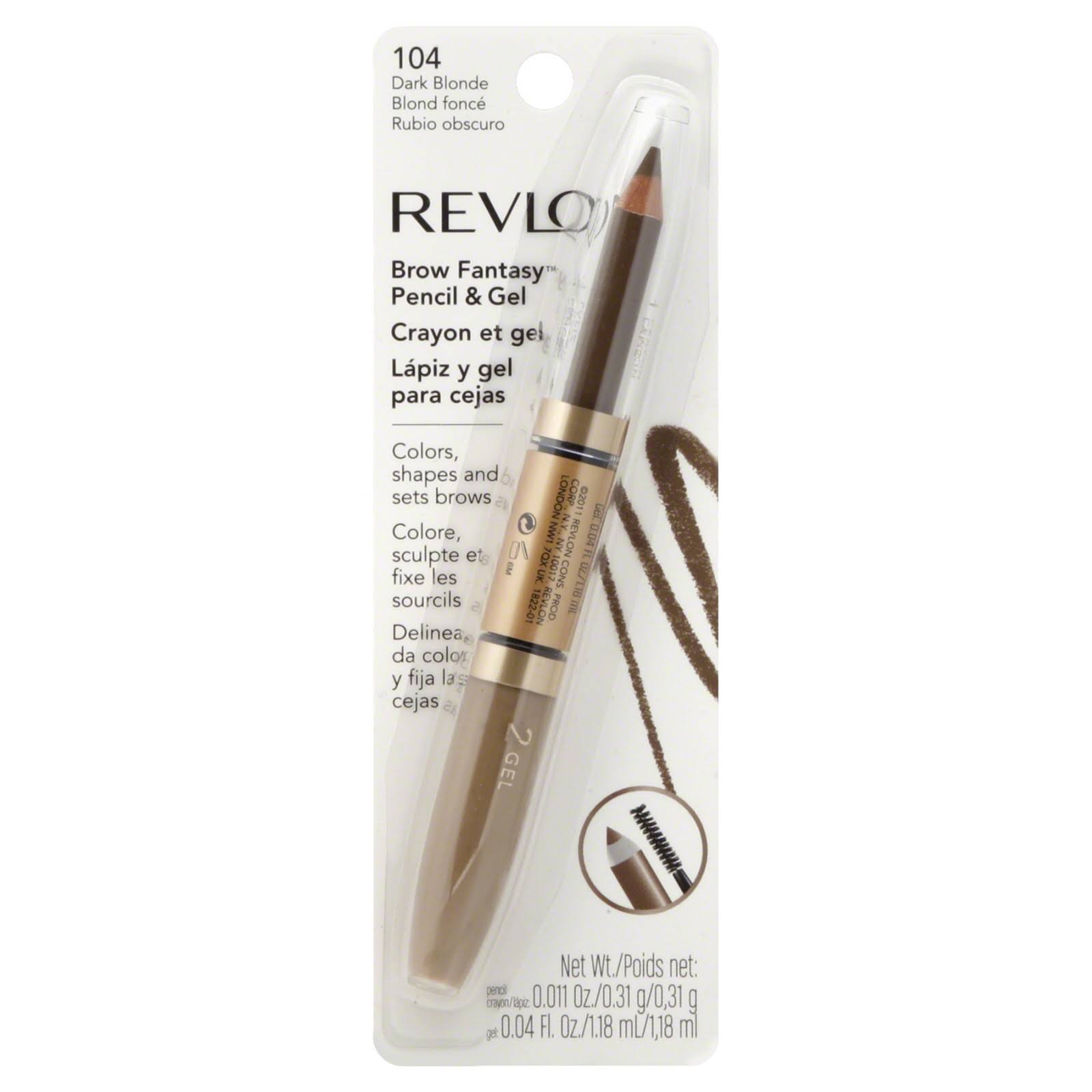 Revlon Brow Fantasy Pencil & Gel - 104 Dark Blonde