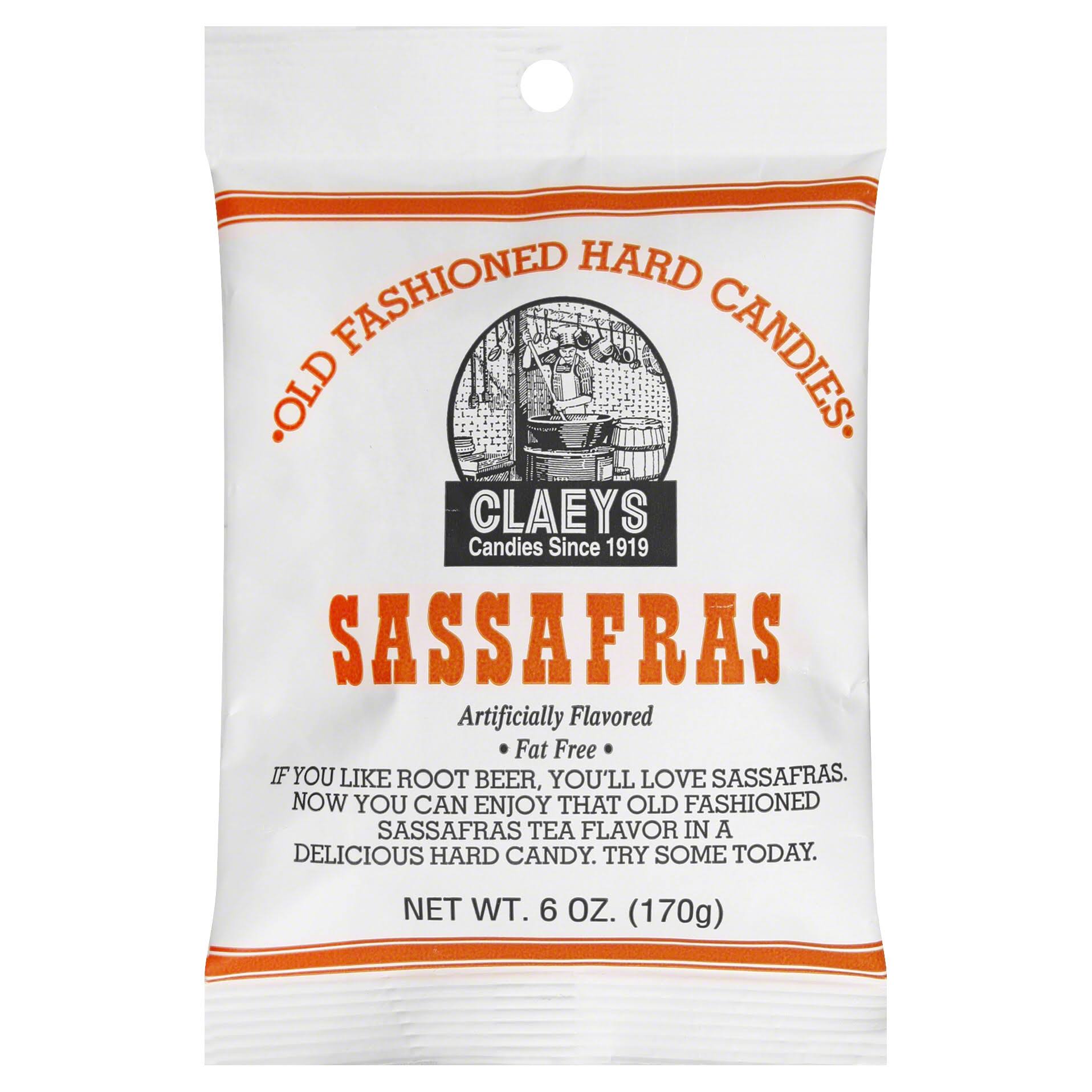 Claeys Sassafras Drops Hard Candies - 170g