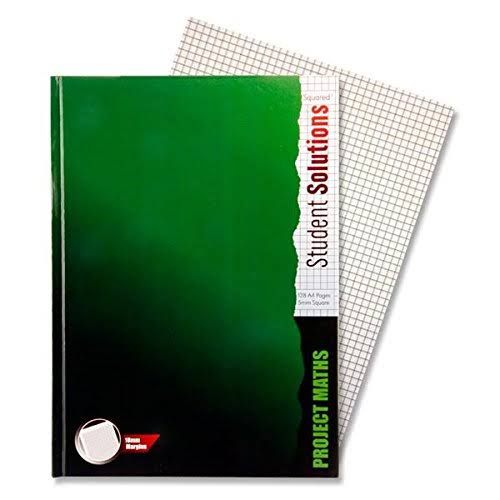 Premier Stationery S2885323 A4 Student Solutions Hardcover Project Maths Notebook
