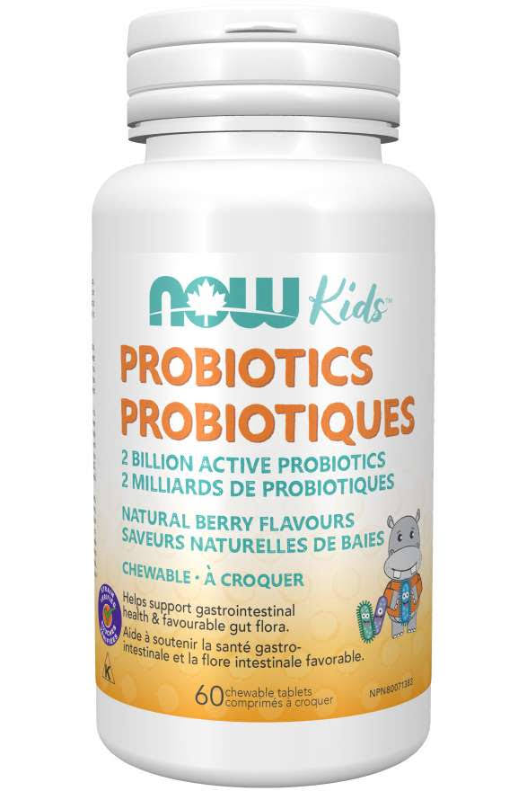 Now Kids | Probiotics 60 Chewable Tablets