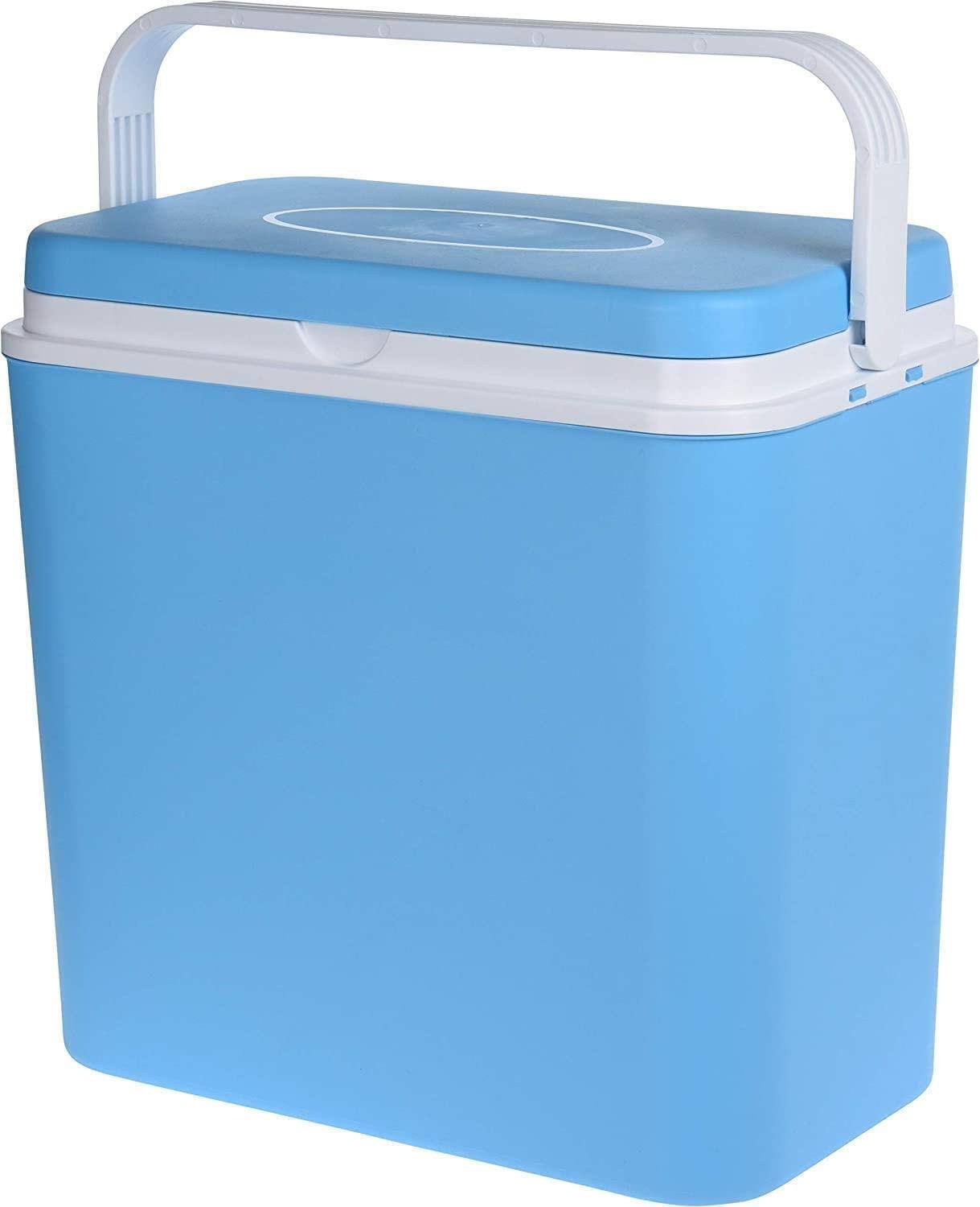 ADRIATIC Large 24 Litre Cooler Box Camping Beach Lunch Picnic Insulated Food 2 Ice Packs 