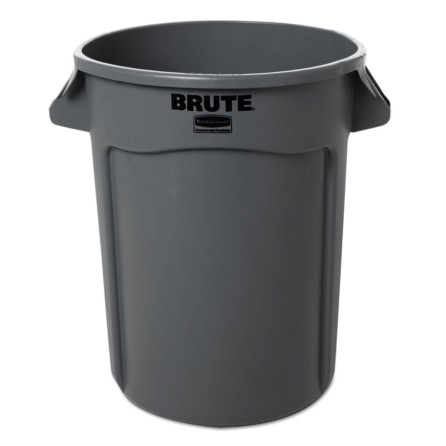 Rubbermaid Commercial Brute Round Container - 32gl, Gray