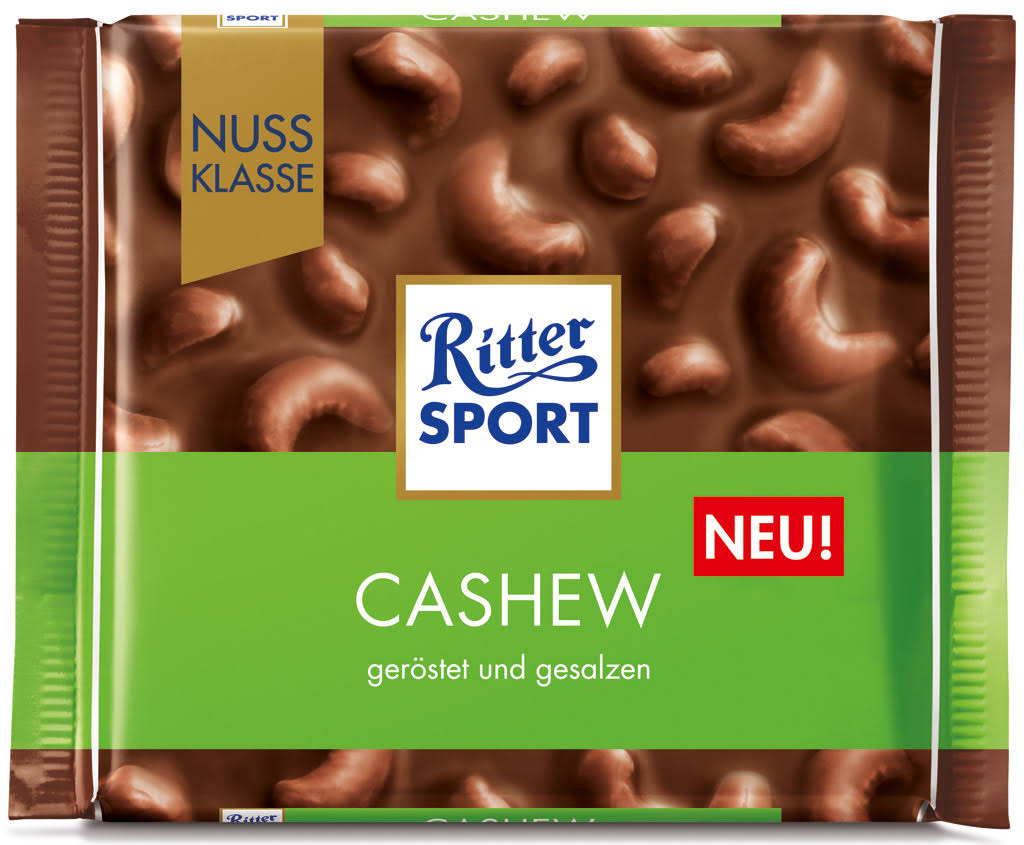 Ritter Sport Cashew Chocolate Bar - 100 Grams - Armen Market - Delivered by Mercato