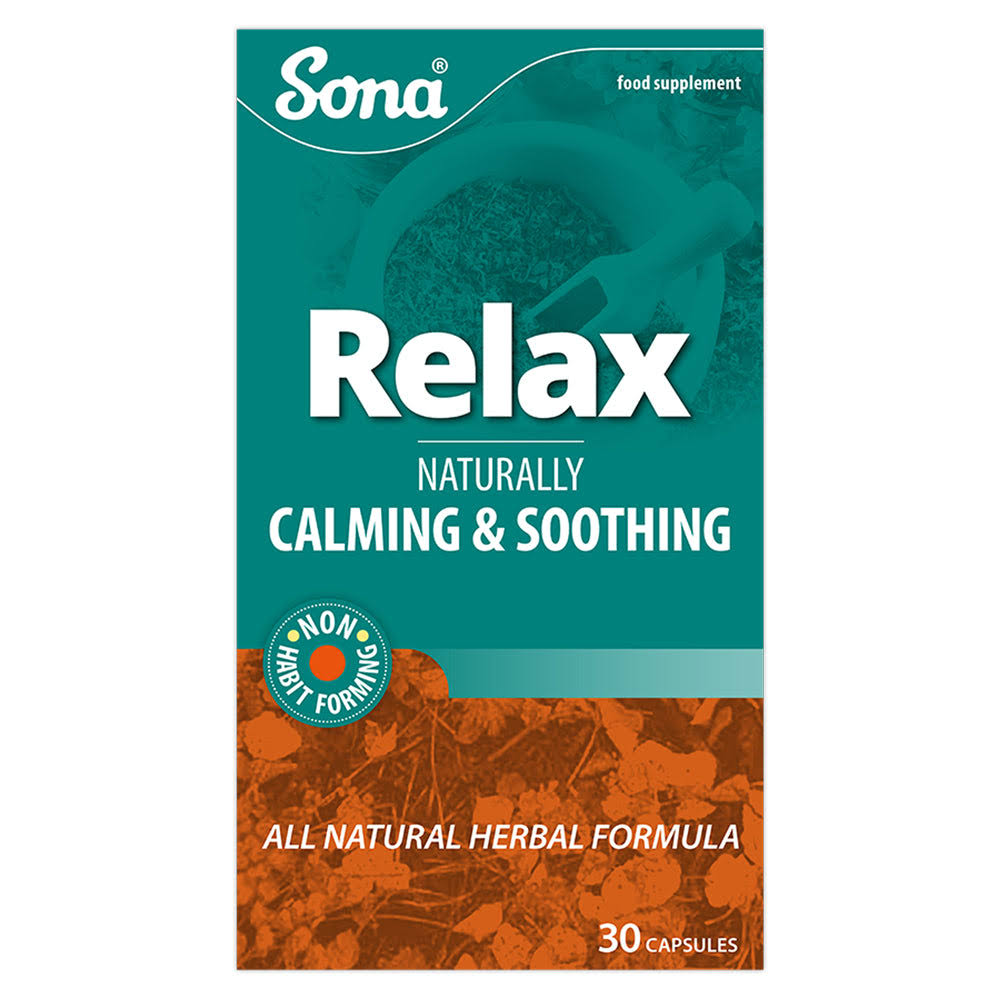 Sona Relax For Calming & Soothing 30 Capsules