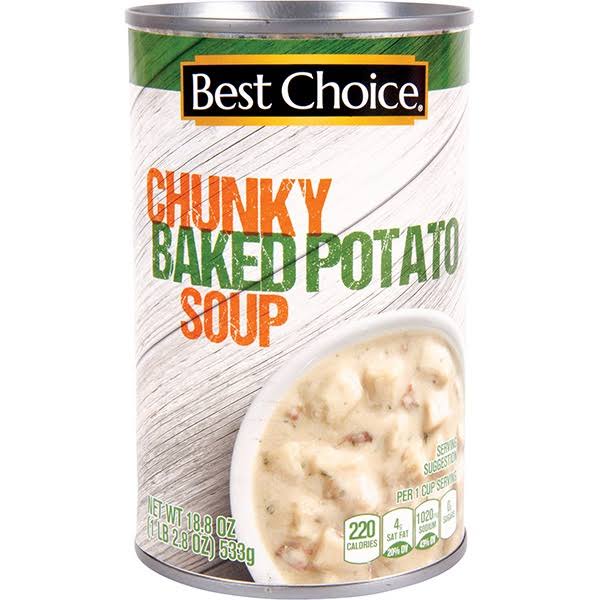 Best Choice Soup, Baked Potato, Chunky - 18.8 oz