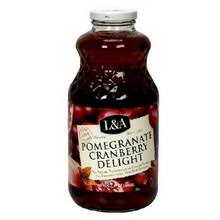 L and A All Natural Juice - Pomegranate Cranberry Delight, 32oz