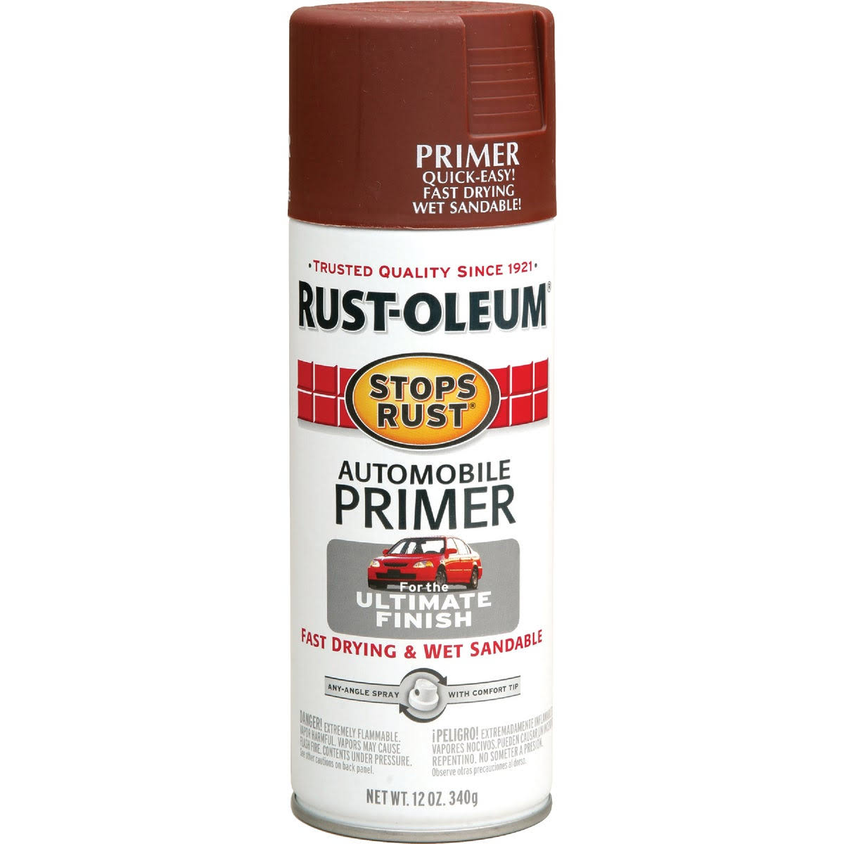 Rust-Oleum Automotive Primer - Red, 12oz