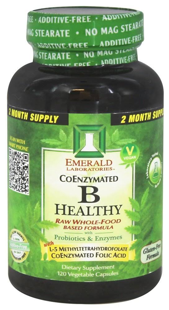 Emerald Labs CoEnzymated Vitamin B Healthy Complex - 120 Capsules