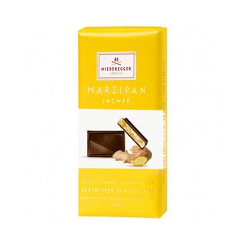 Niederegger Marzipan Classic with Ginger Chocolate Bar 110g
