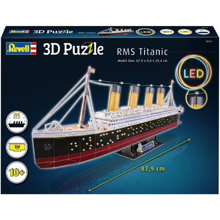 Carrera-Revell 3D Puzzle LED Edition-RMS Titanic -01549091