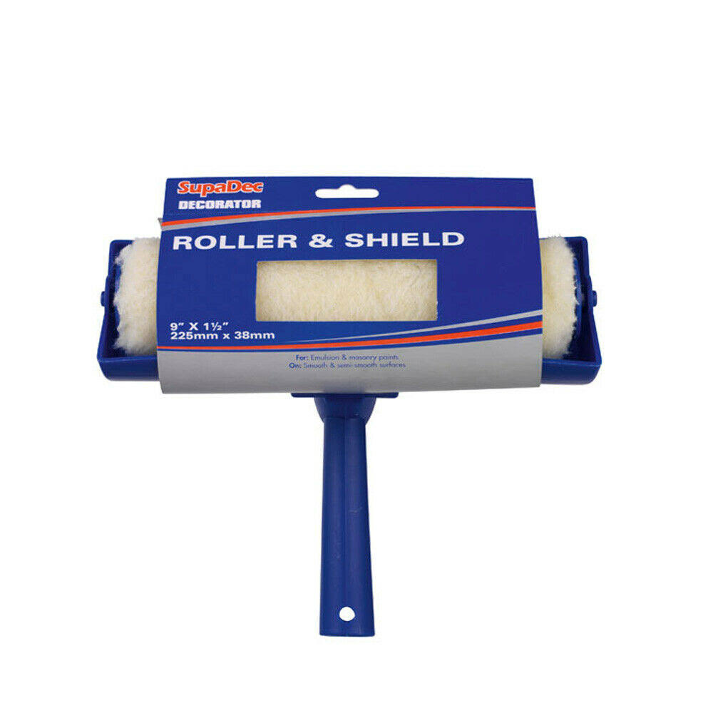 SupaDec Decorator Roller & Shield - 9inch x 1.5inch - 225mm x 38mm