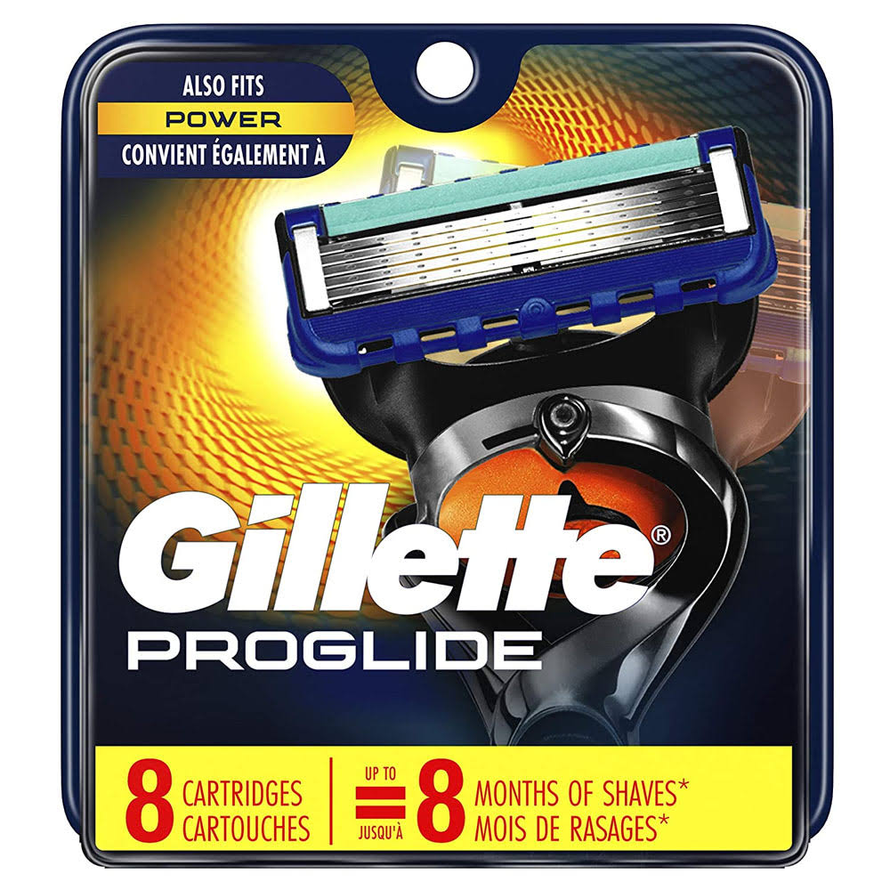 Gillette Fusion ProGlide Manual Men's Razor Blade Refills - 8ct