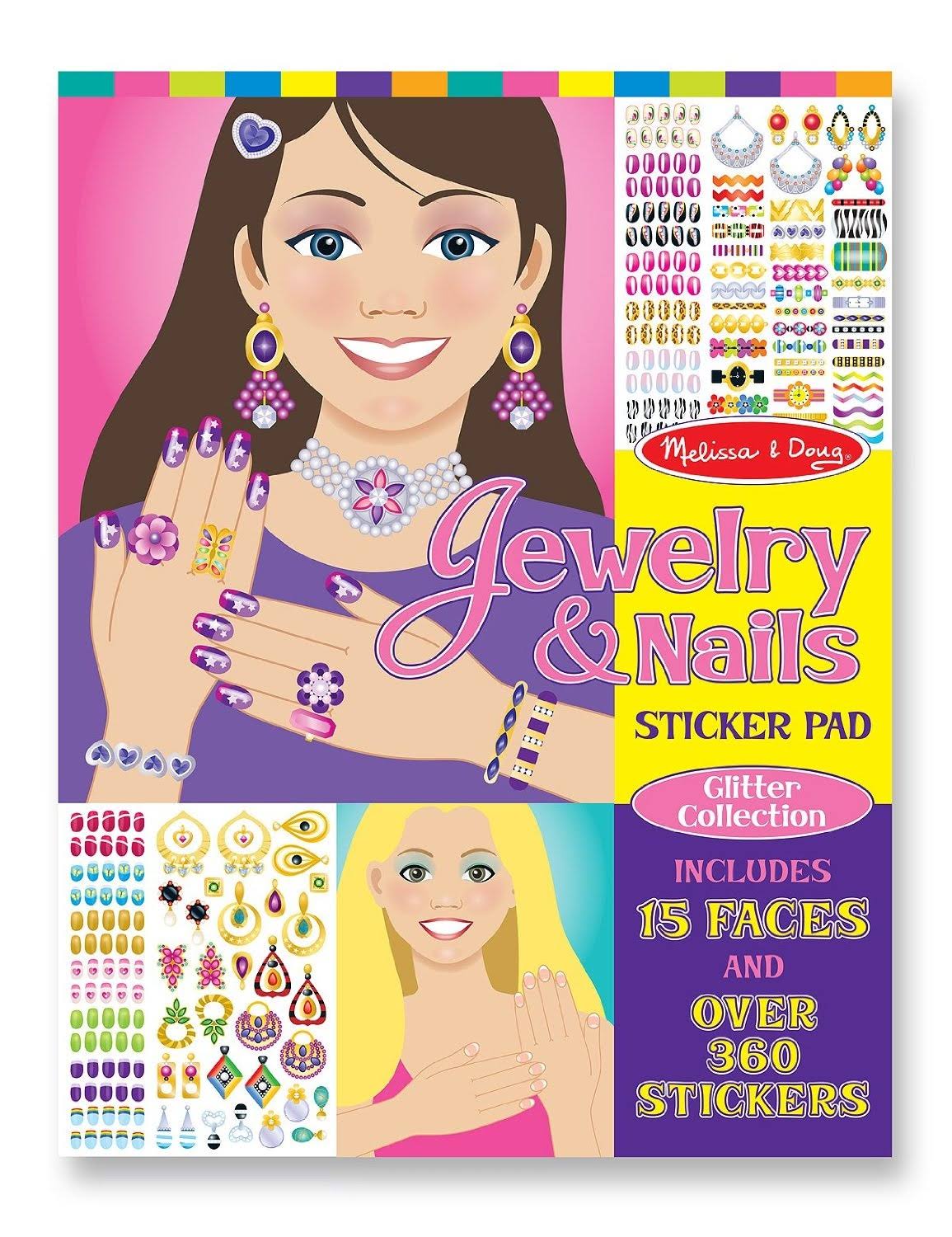 Melissa & Doug Jewelry and Nails Sticker Pad
