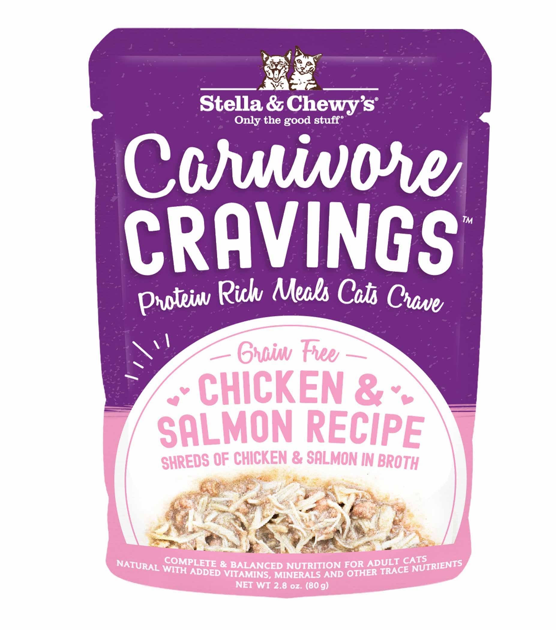 Stella & Chewy's 2.8 oz Carnivore Cravings Chicken and Salmon Recipe Cat Food