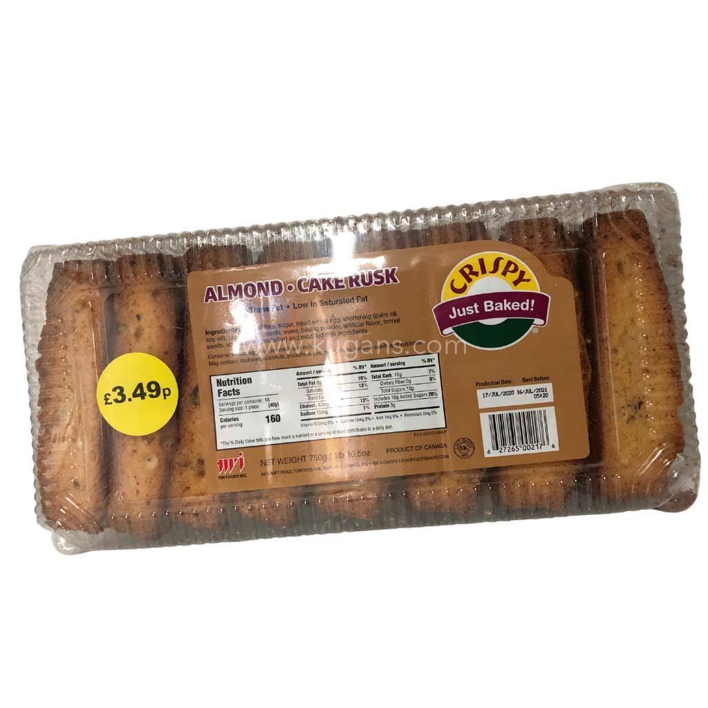 Crispy almond Cake Rusk 750g | Sweet & Savoury | Online Indian Supermarket | Online Indian Groceries