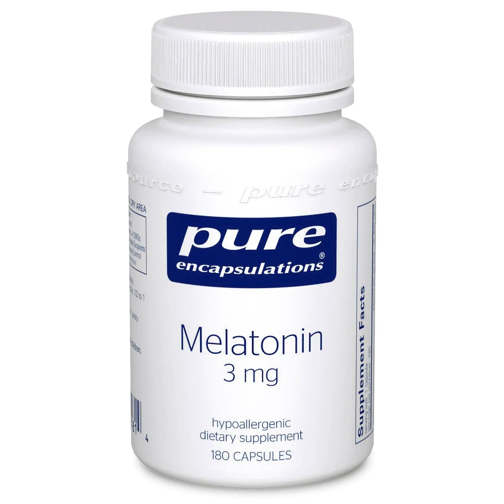 Pure Encapsulations Melatonin - 3mg, 60 Capsules