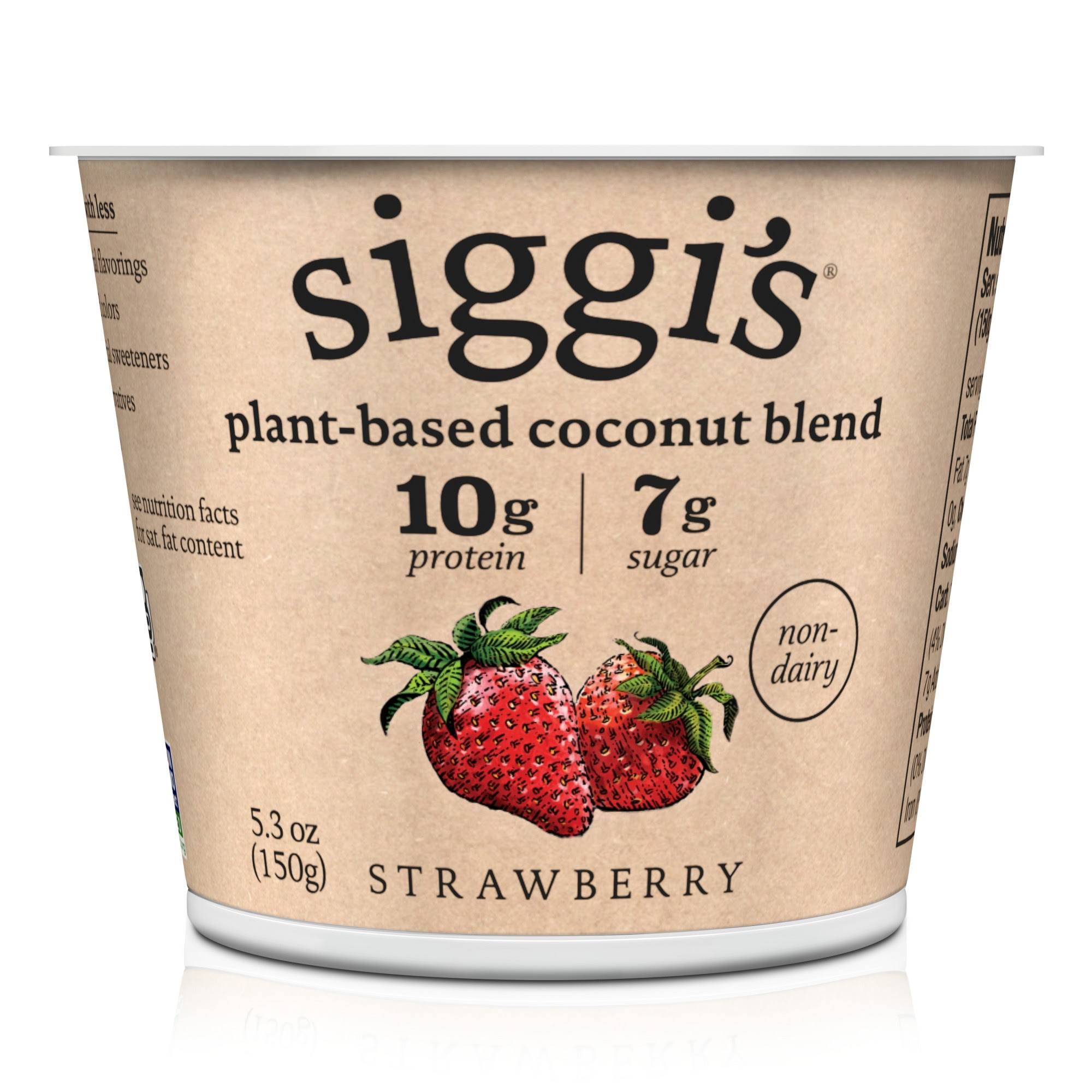 Siggi's Coconut Blend, Plant-Based, Non-Dairy, Strawberry - 5.3 oz