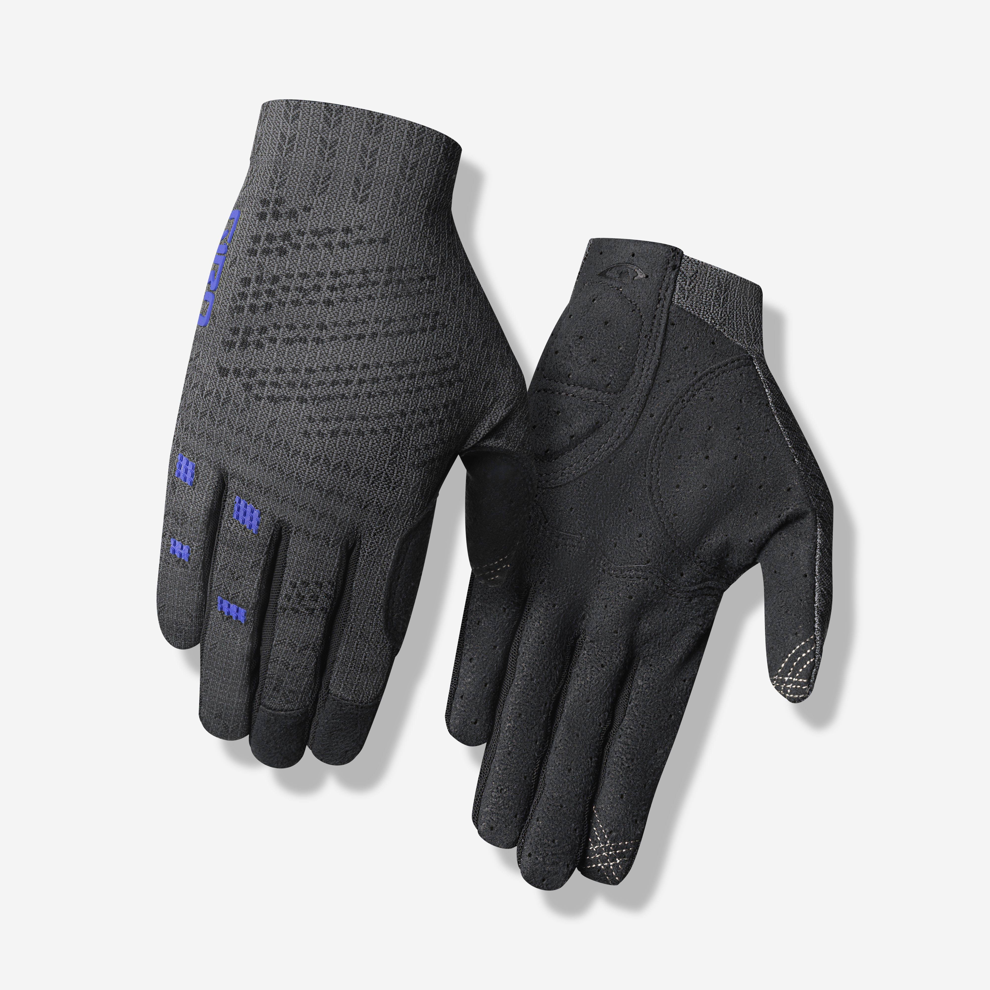 Giro Women's Xnetic Trail Glove - Medium - Titanium/Electric Purple