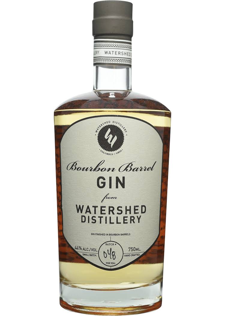 Watershed Distillery Gin, Bourbon Barrel - 750 ml
