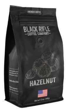 Flavored Coffee by Black Rifle Coffee Company (Hazelnut, 12 Ounce Grou