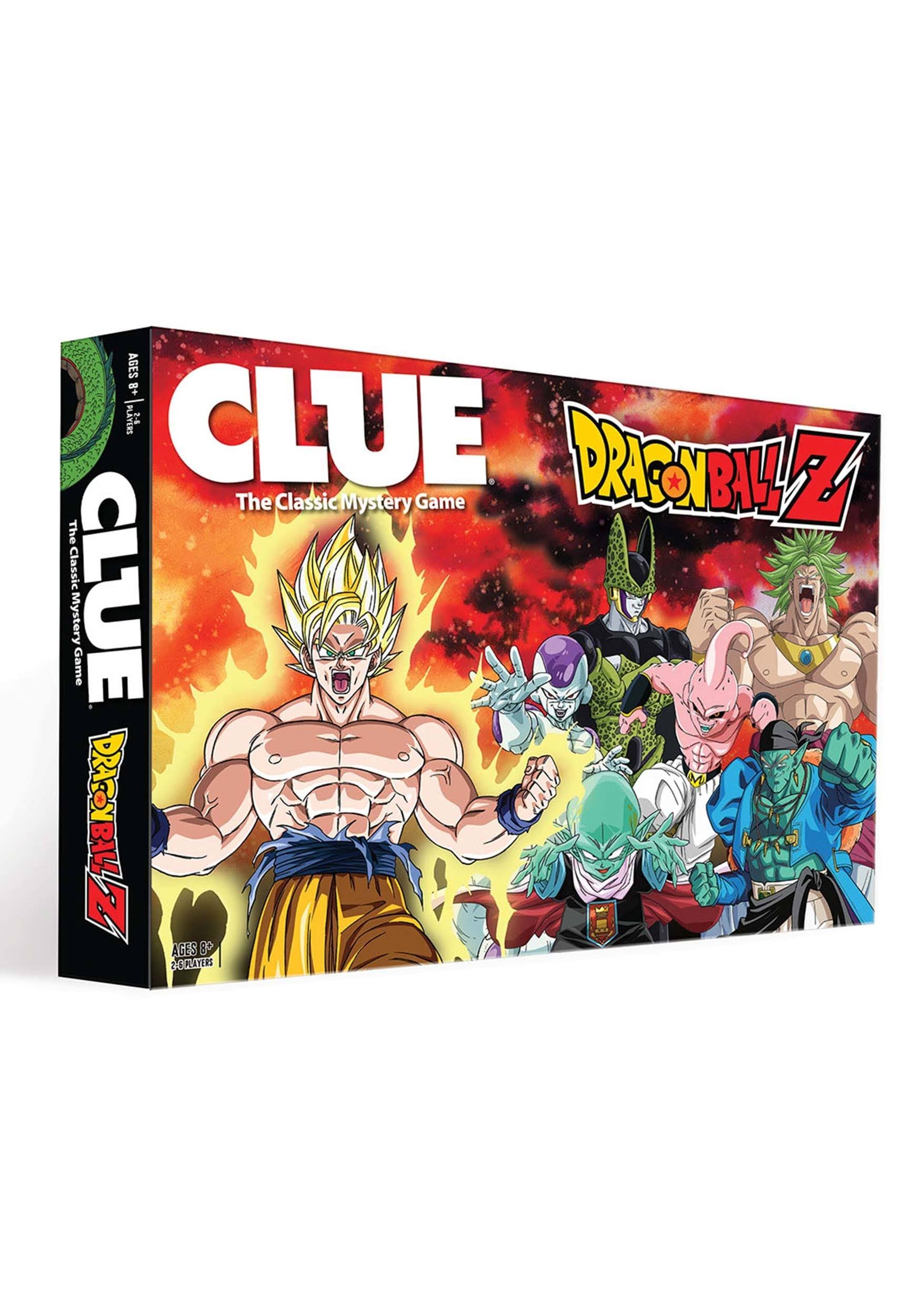 Dragon Ball Z CLUE Board Game | Adult | Unisex | Green/Orange/Yellow | One-Size | USAopoly