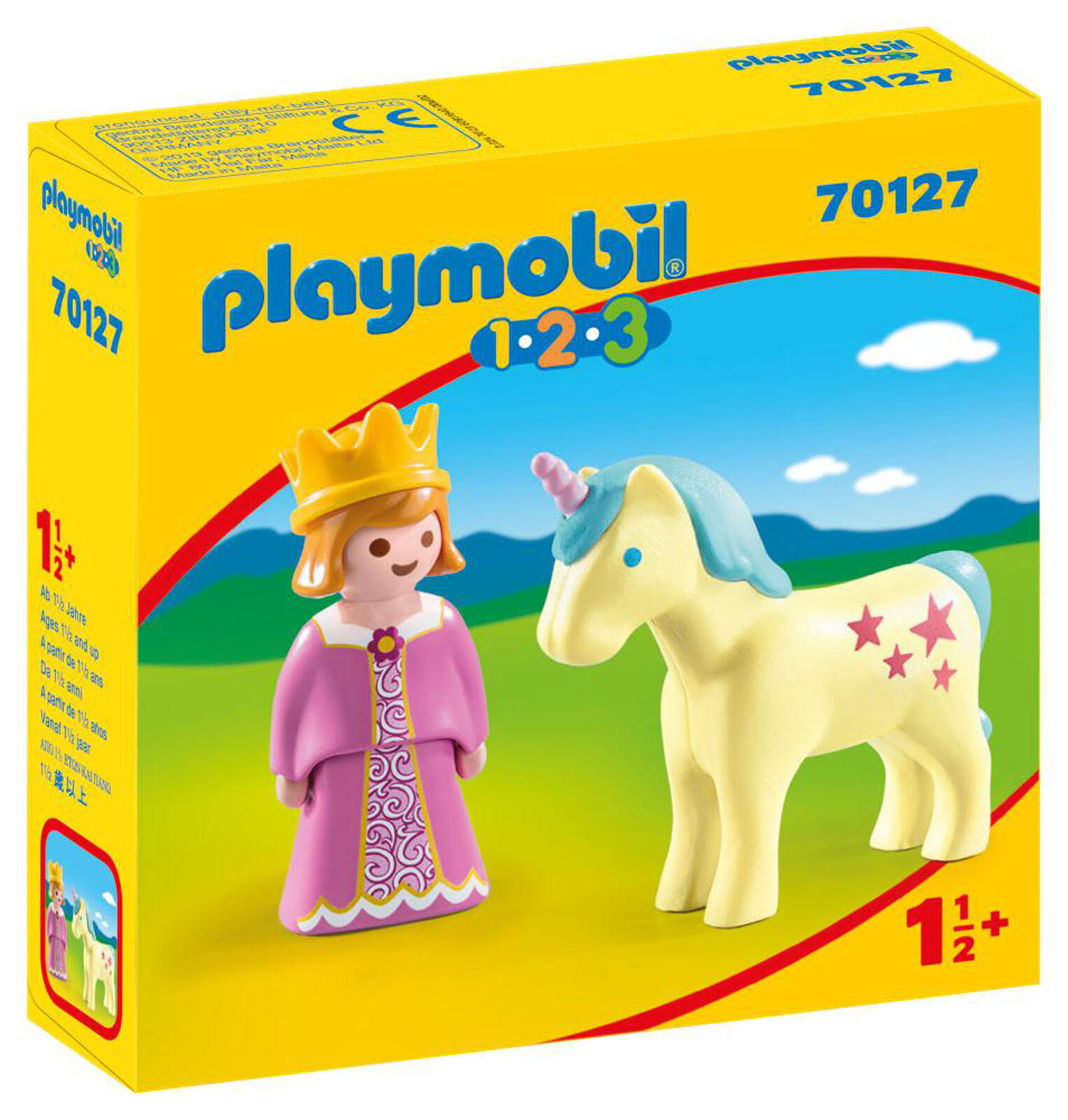Playmobil 70127 1.2.3 Princess with Unicorn