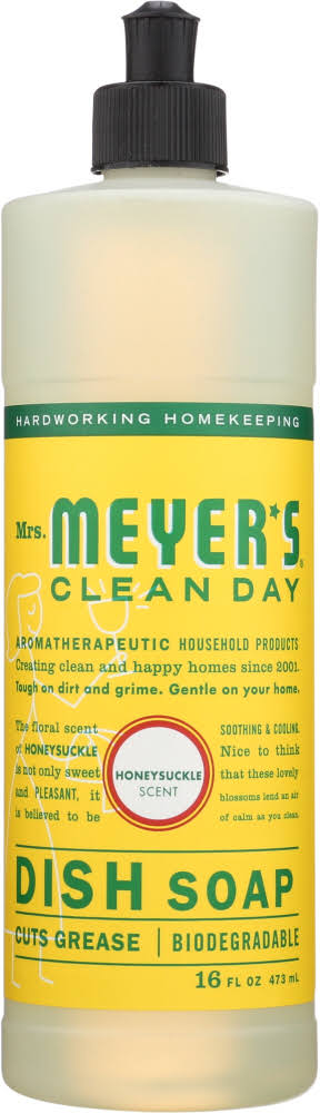 Mrs. Meyer's Clean Day Liquid Dish Soap - Honeysuckle