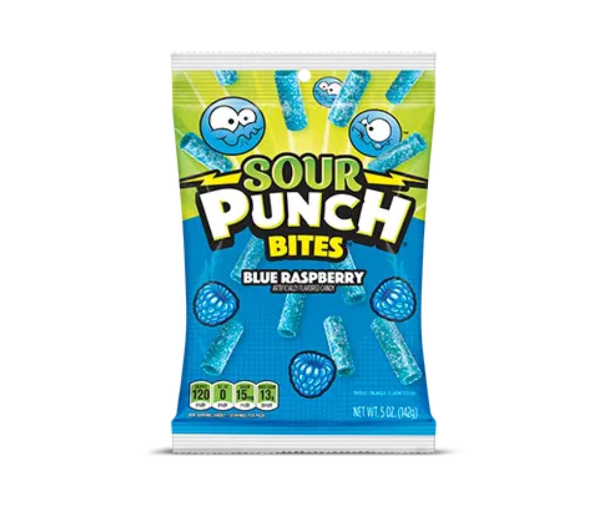 Sour Punch Bites - Blue Raspberry, 5oz