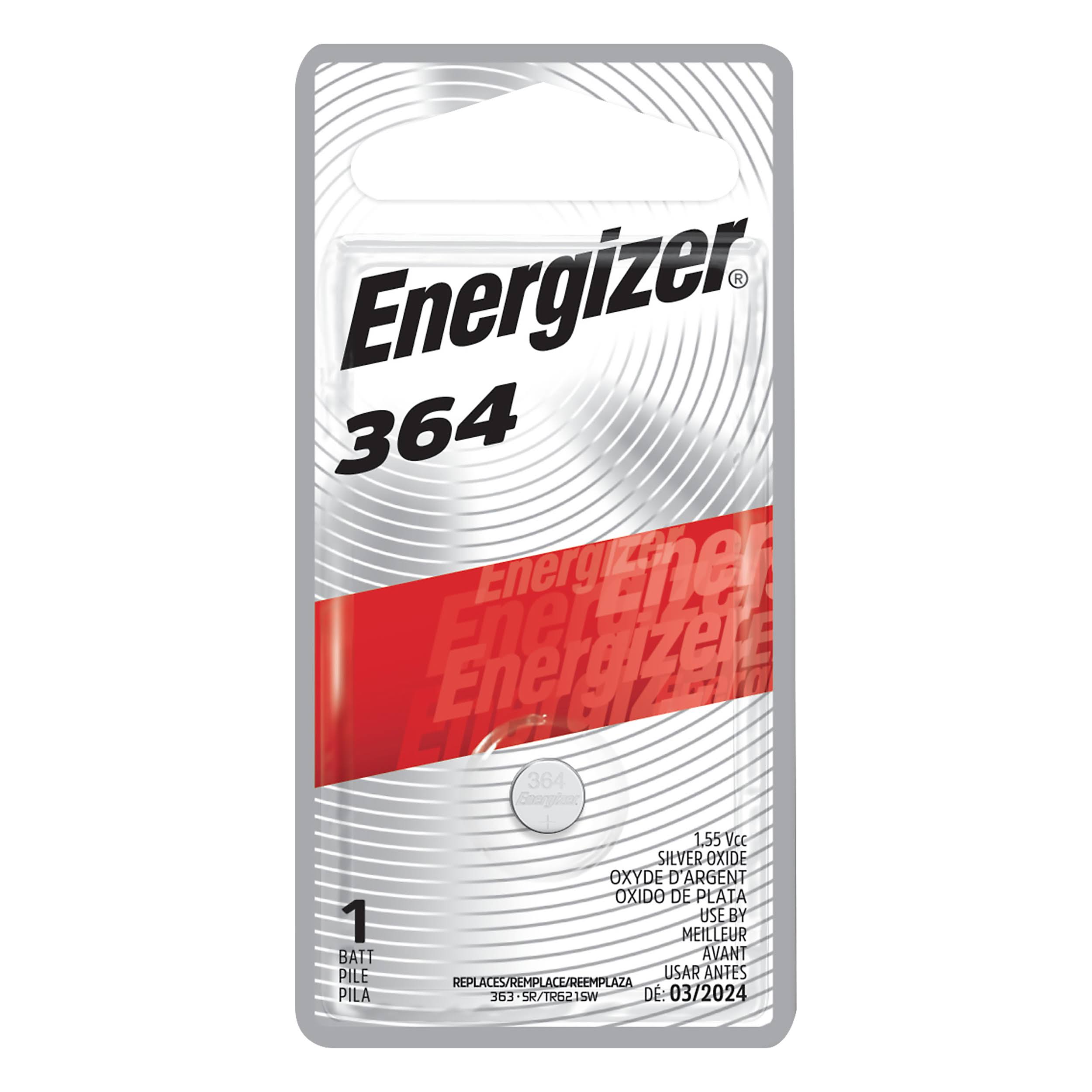 Energizer 364BPZ Zero Mercury Battery