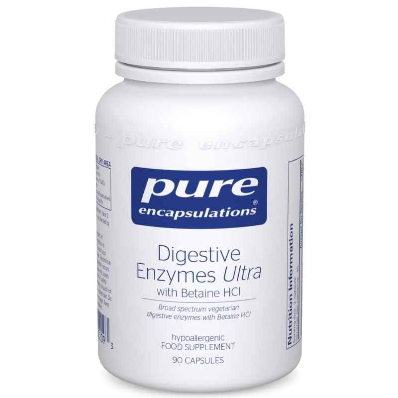 Pure Encapsulations Digestive Enzymes Ultra With Betaine HCI 90 Caps