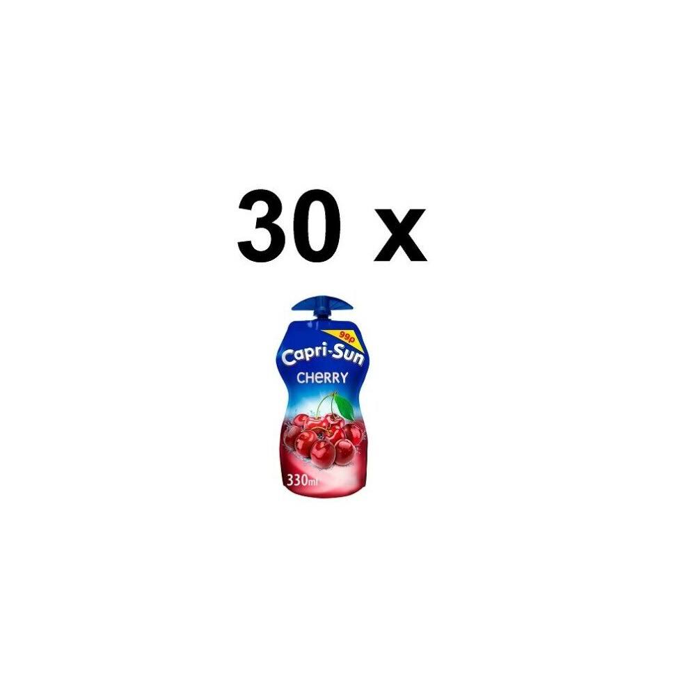 30 x Capri-Sun Cherry Fruit Juice Drink 330ml Full Case BBE 07/04/21