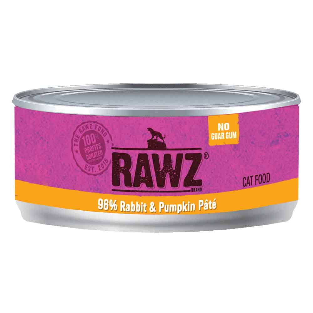 Rawz Cat 96% Rabbit & Pumpkin Pate 5.5 oz