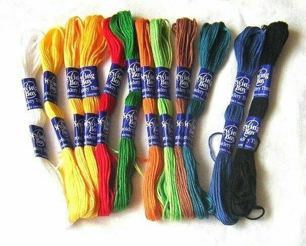 Sewing Box Embroidery Thread Pack 12 - SEW1019A-24