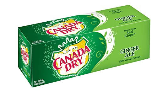 Canada Dry Ginger Ale - 355ml, 12ct