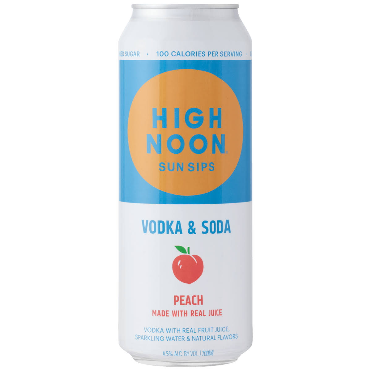 High Noon Peach Vodka & Soda