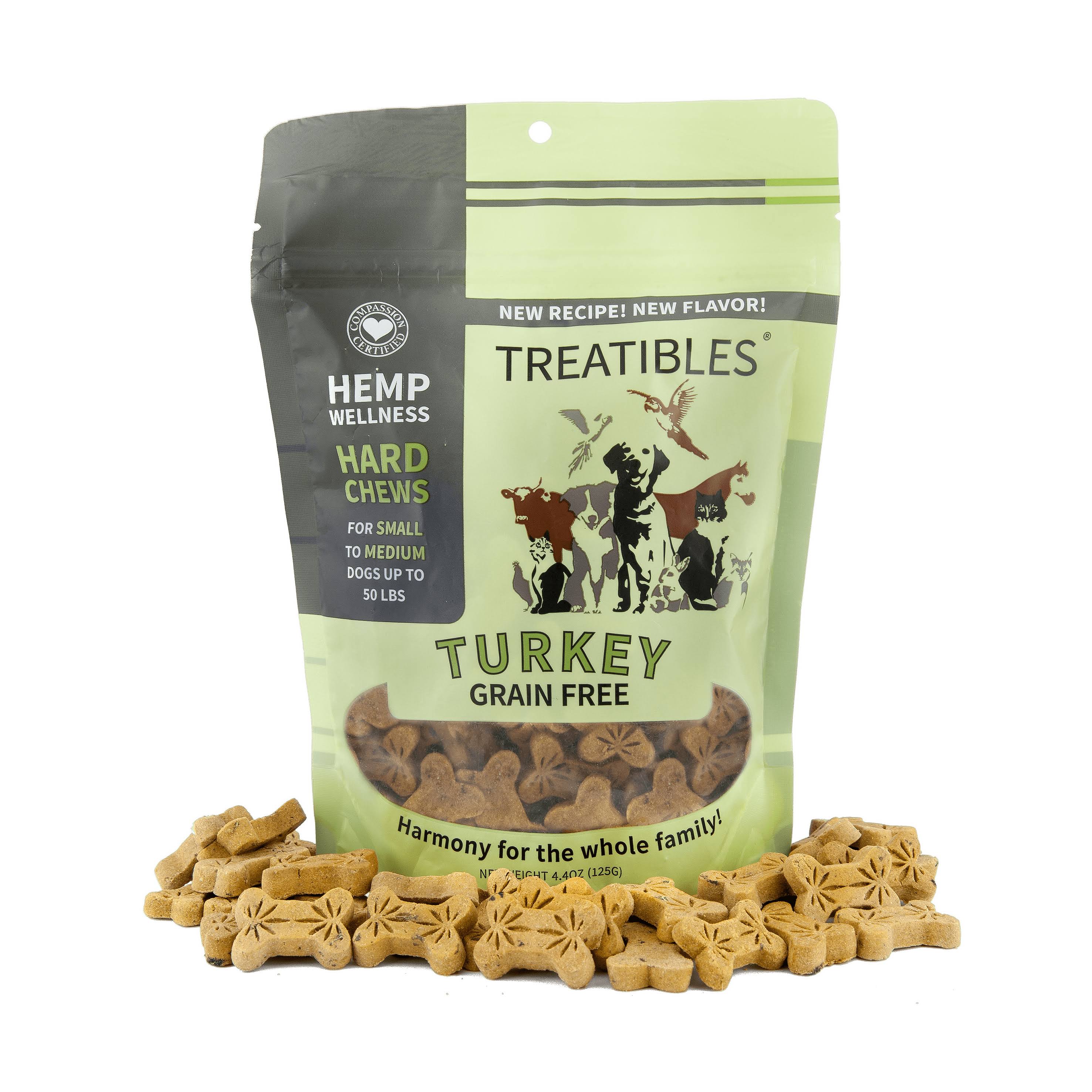 Treatibles Hemp Oil Pet Chews – Turkey