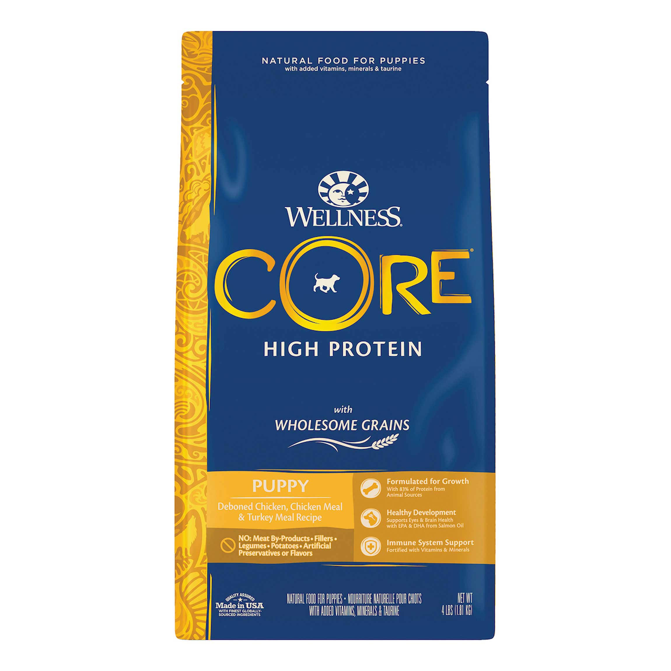 Wellness CORE Wholesome Grains Dry Puppy Food 4 lbs