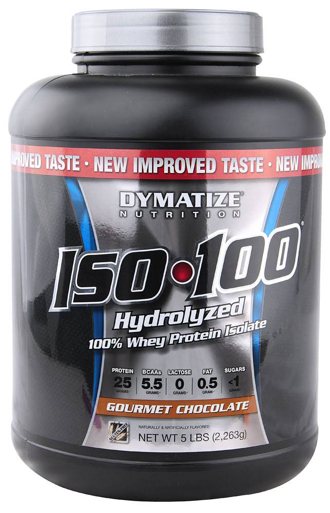 Dymatize Nutrition ISO 100 Hydrolyzed Whey Protein Isolate - Gourmet Chocolate, 3lb