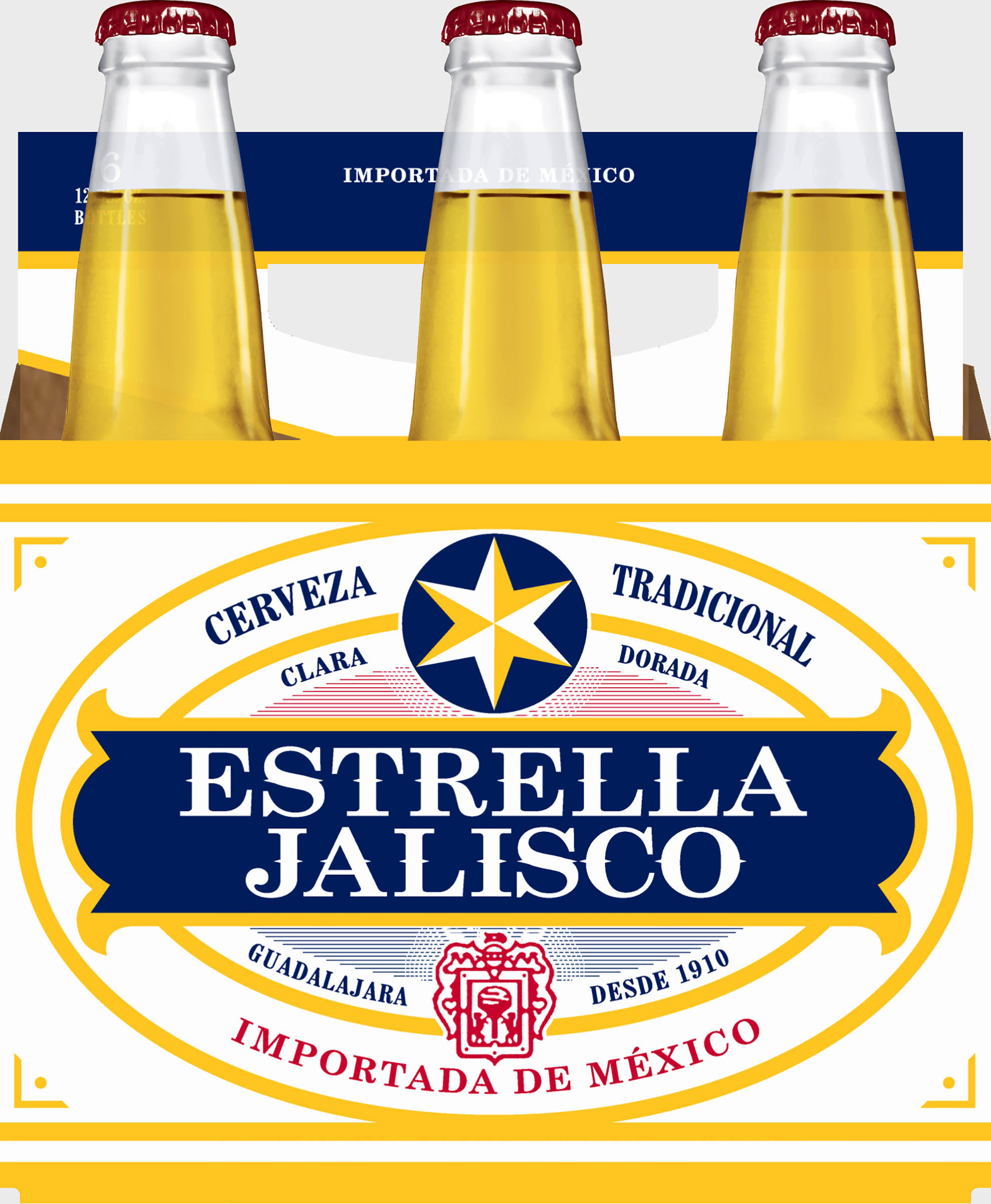 Estrella Jalisco Beer, 6 pk 12 fl. oz. Bottles
