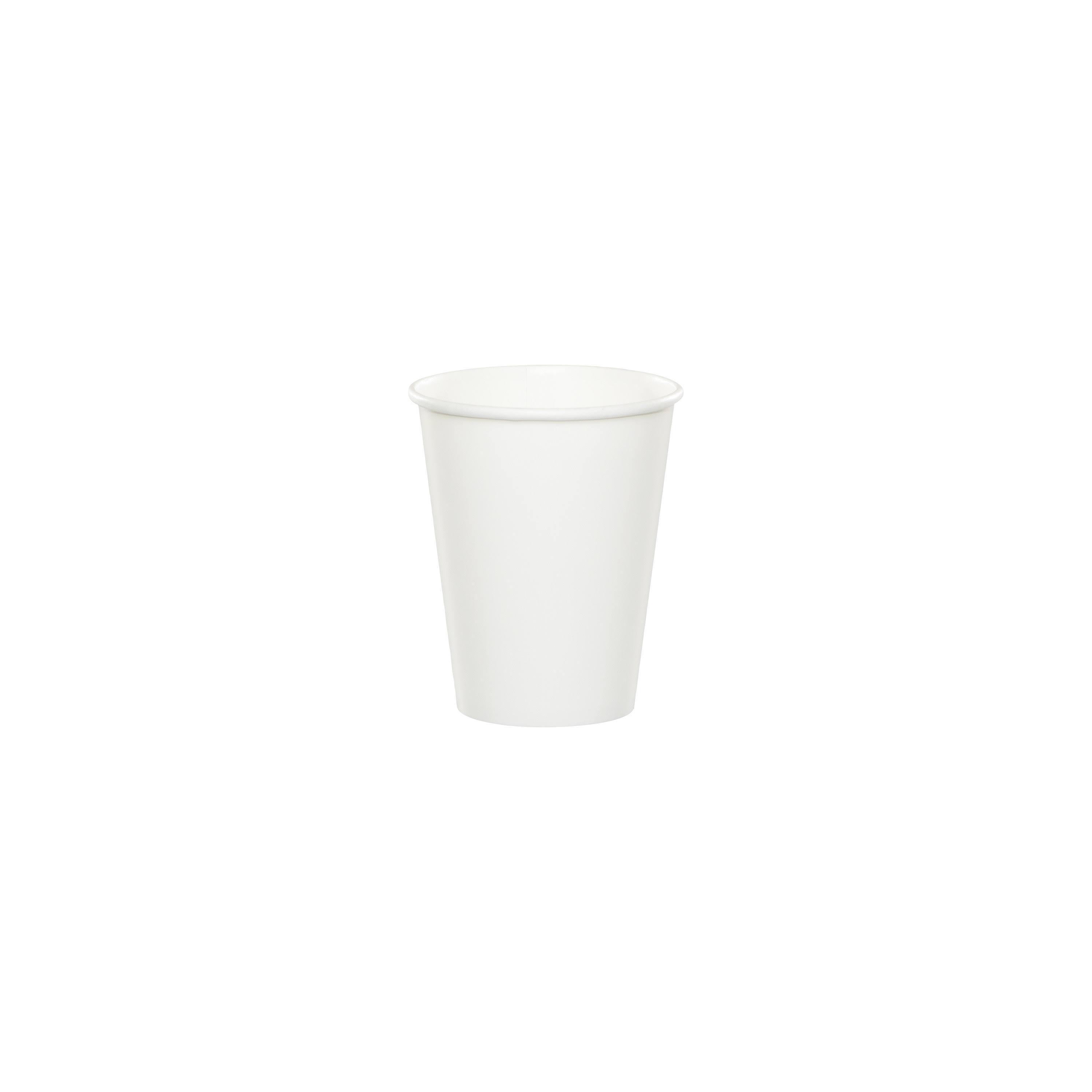 Celebrations Cups, White, 9 Ounce - 8 cups