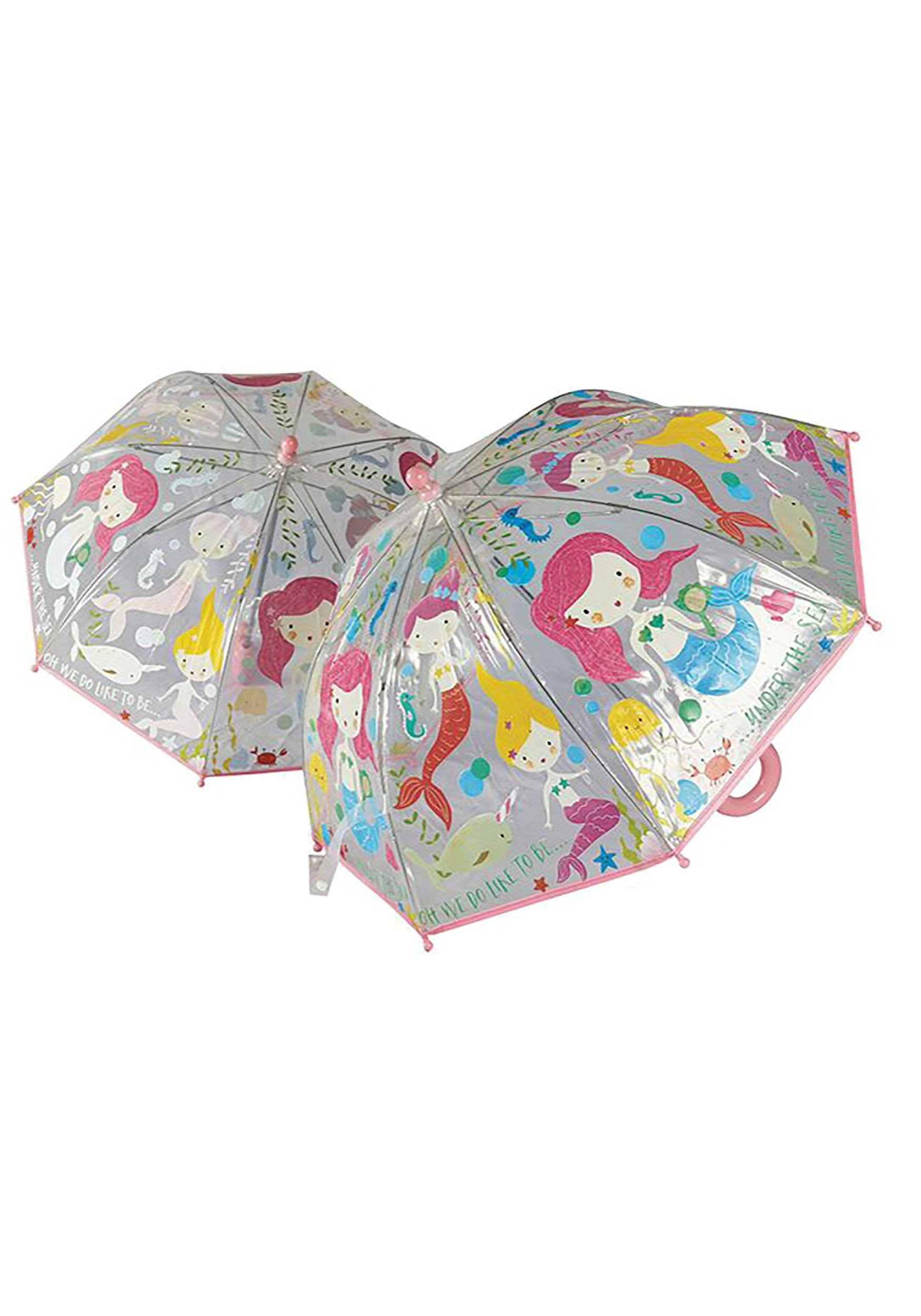 Floss & Rock Colour Changing Umbrella - Mermaid