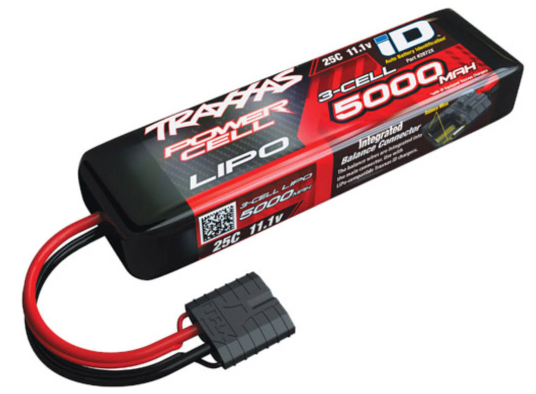 Traxxas 2872X LiPo Battery - 5000mAh, 11.1V, 3S, 25C