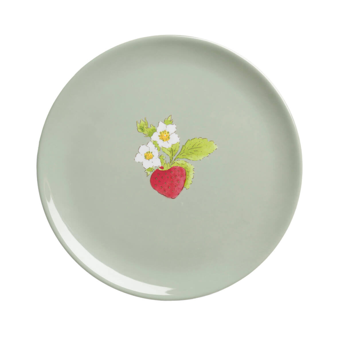 Strawberries Melamine Side Plate by Sophie Allport