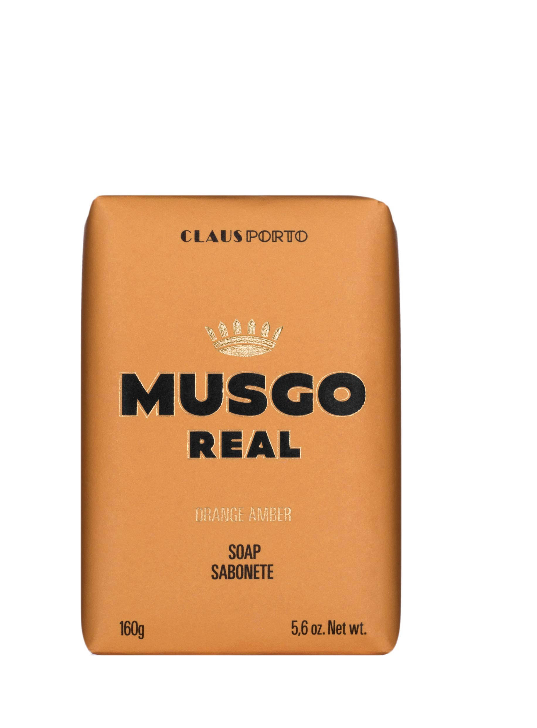 Musgo Real Men's Body Soap: Orange Amber, 160g