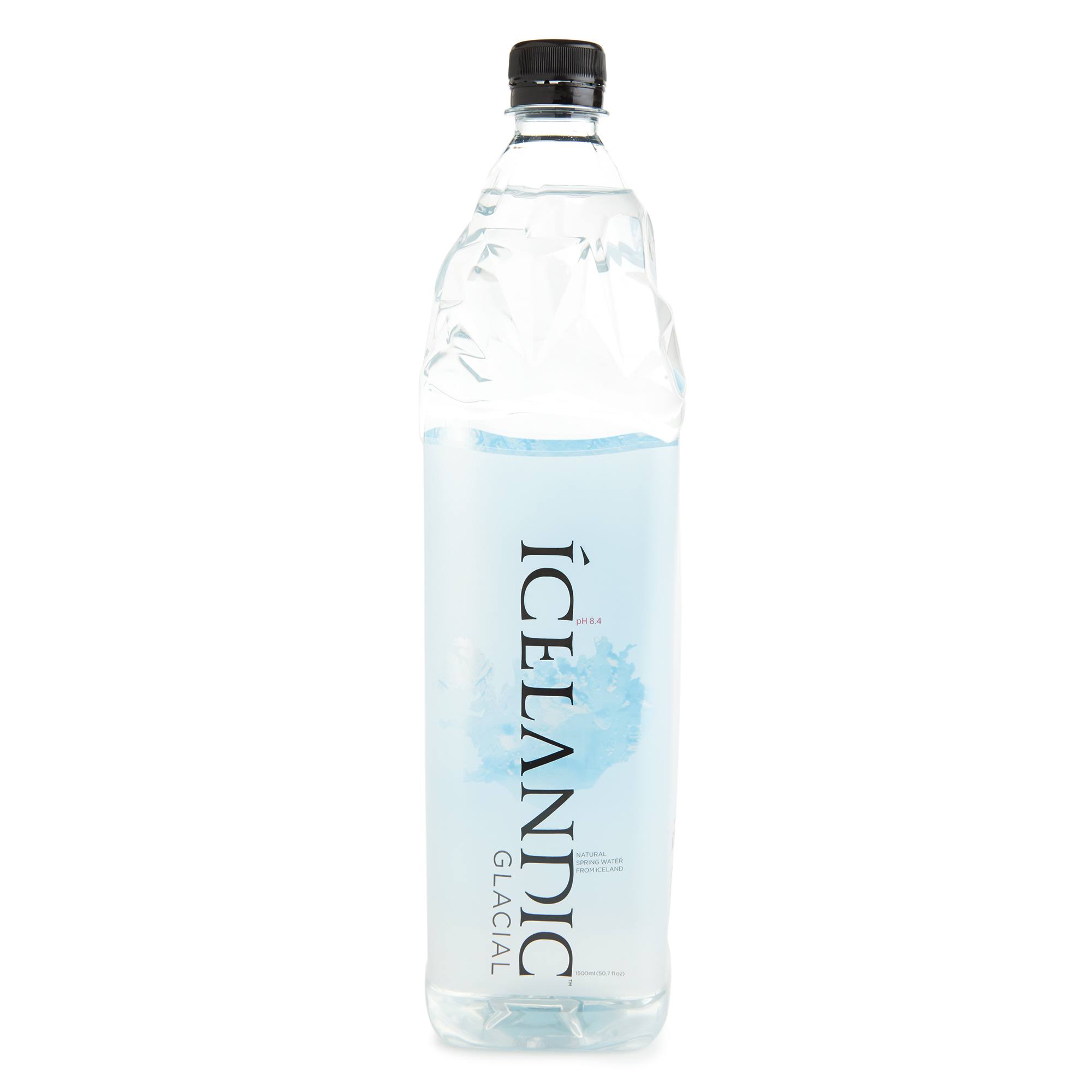 Icelandic Glacial Spring Water, Natural, pH 8.4 - 1500 ml