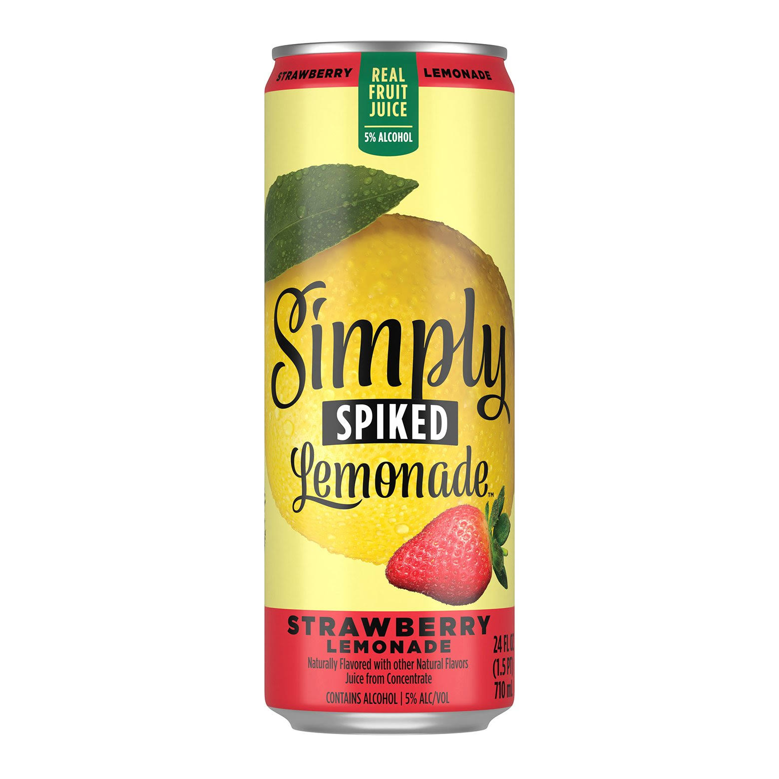 Simply Spiked Strawberry Lemonade 24 oz