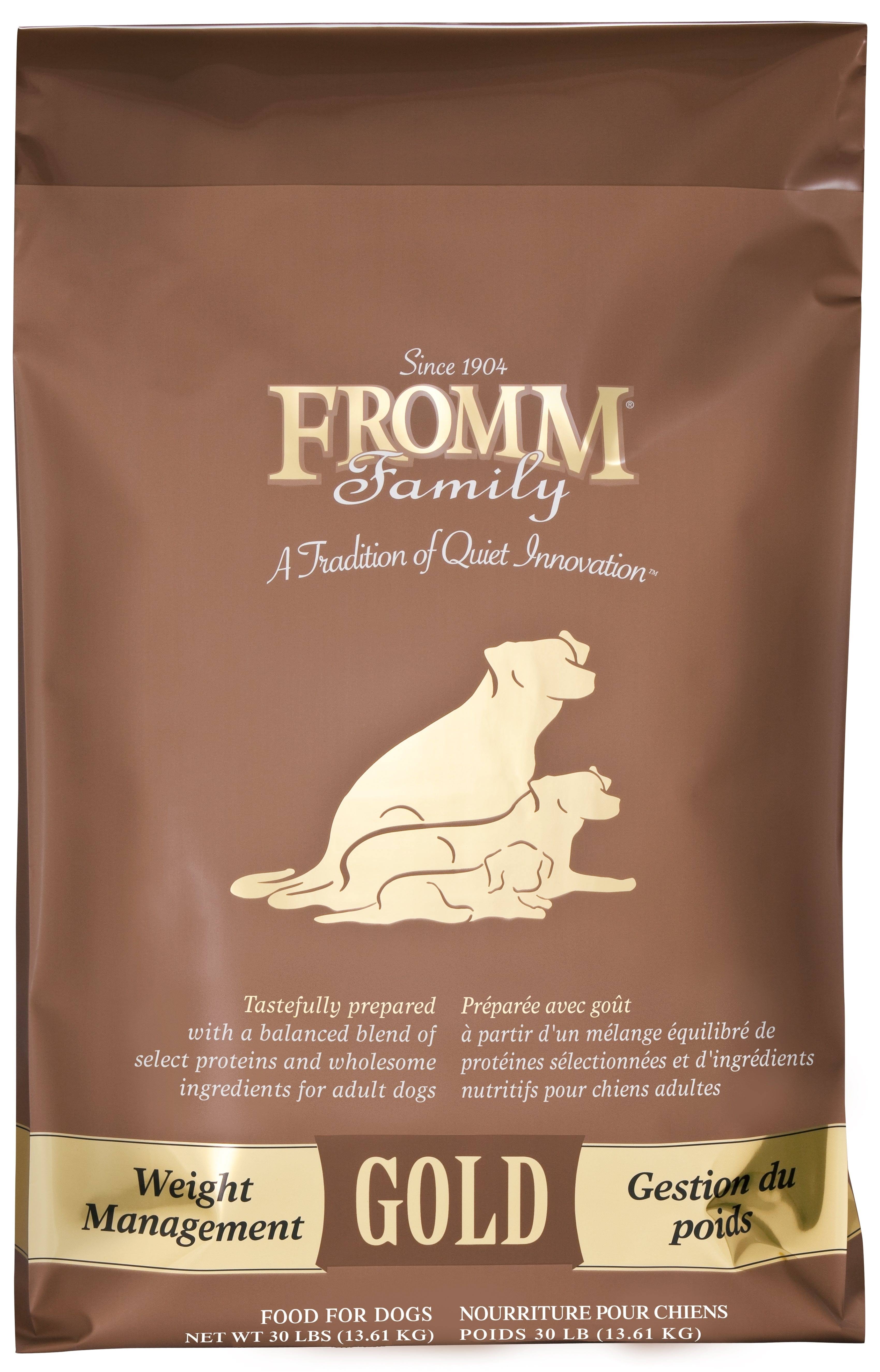 Fromm Gold Weight Management Dog Food 30 lbs