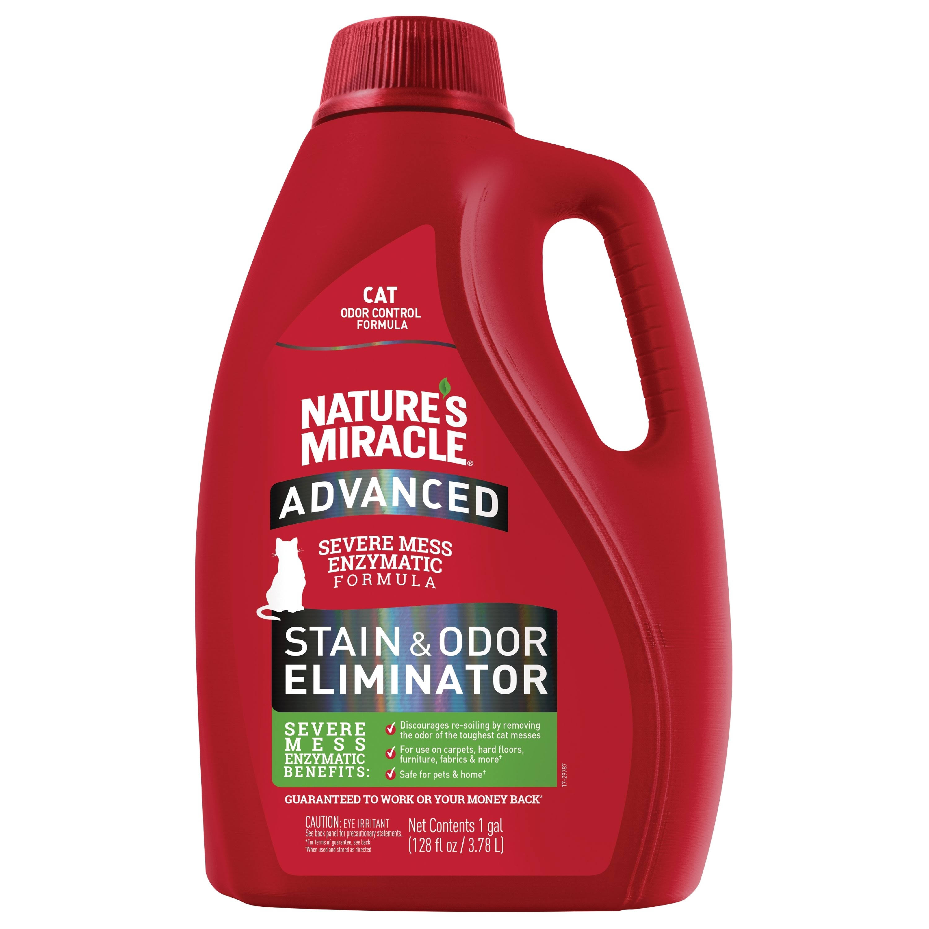 Nature's Miracle Advanced Cat Stain & Odor Remover - 1 Gal