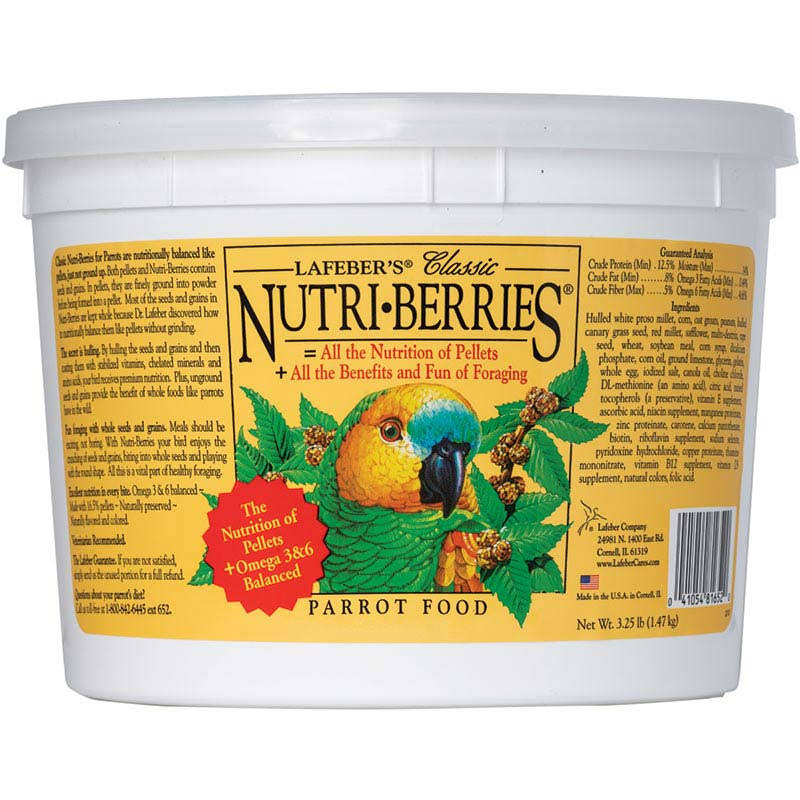 Lafebers Nutri-Berries Parrot Food