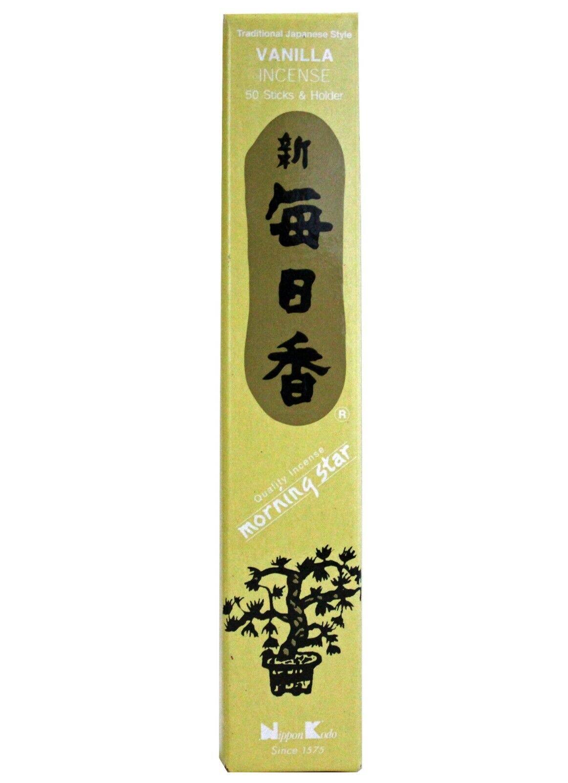 Nippon Kodo Morning Star Vanilla Incense - 50 Sticks